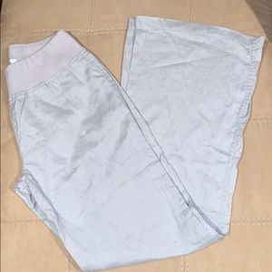 Calvin Klein Wide Leg Cotton Pants
